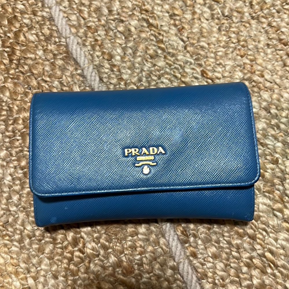 Blue Prada Milano Wallet